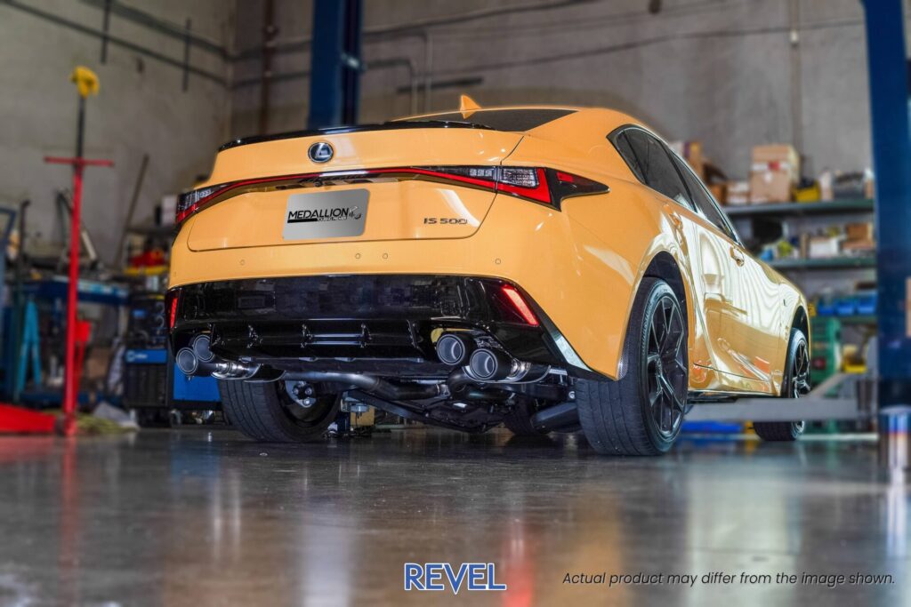 Is500 Rear Medallion Touring Premier for 2021-2025 Lexus IS500 (Carbon) - Revel USA